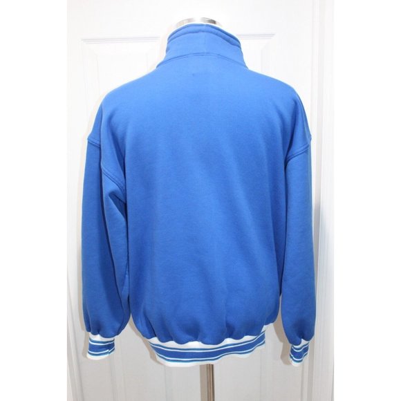VTG 80s 90s Duke Blue Devils Basketball Pullover Mock Neck Sweatshirt Y2K Size L - Picture 2 of 5